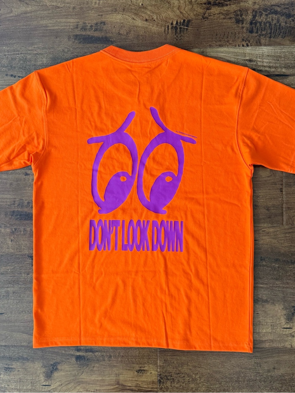 Nike ACG Orange Short-Sleeve Tee with Purple Graphic